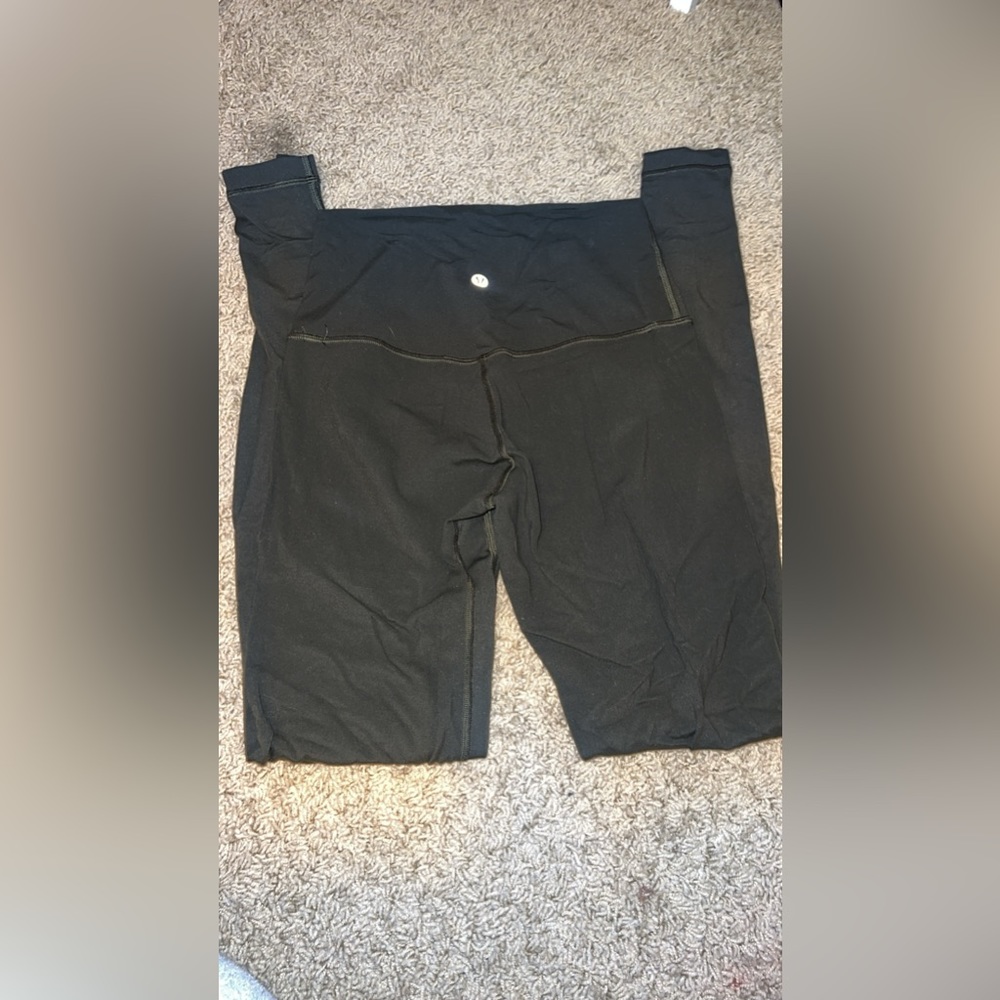 olive green lululemon align leggings